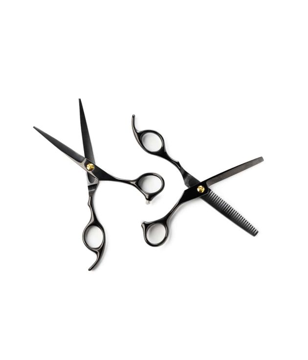 Professional hair cutting scissors set