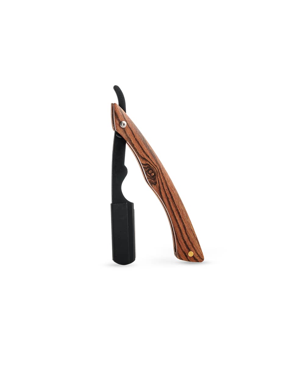 Classic straight razor and brush set - Image 3